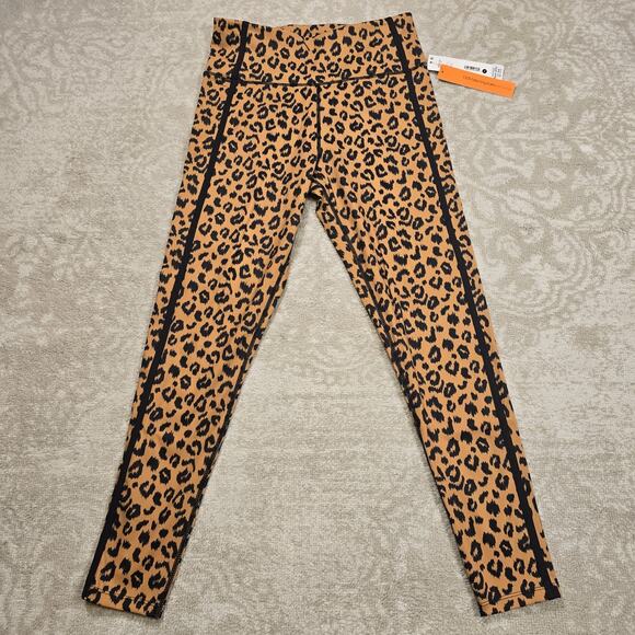 Aqua Athletic Women's Medium Leggings - Leopard Print - NWT - MSRP $78 - Picture 1 of 9